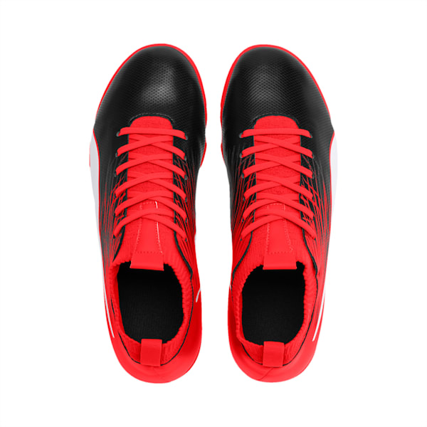 evoKNIT FBT II Men's Indoor Court Shoes, Black-Puma White-Nrgy Red, extralarge-IND