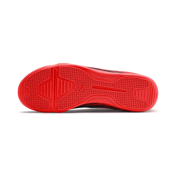 evoKNIT FBT II Men's Indoor Court Shoes, Black-Puma White-Nrgy Red, extralarge-IND