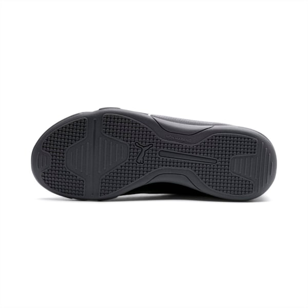 evoKN Youth Indoor Indoor Sports Shoes, Black-Black-Silver, extralarge-IND