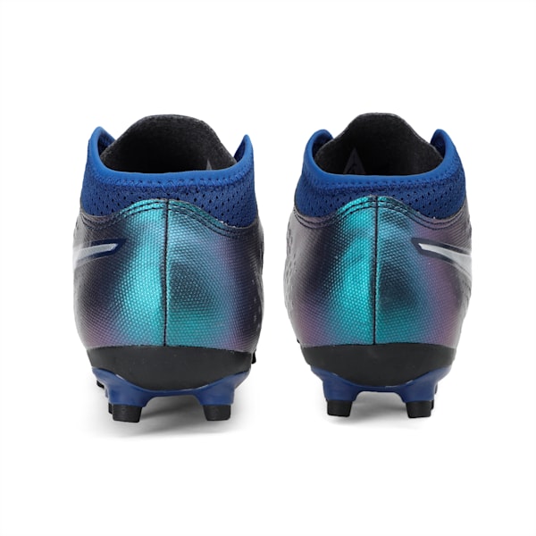 PUMA ONE 4 Synthetic FG Kids' Football Boots, Sodalite Blue-silver-peacoat, extralarge-IND