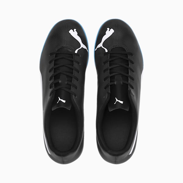 Rapido TT Men's Football Boots, Black-White-Iron Gate-Bleu, extralarge