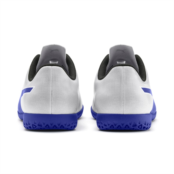 Rapido IT Boy’s Soccer Shoes JR, White-Royal Blue-Light Gray, extralarge