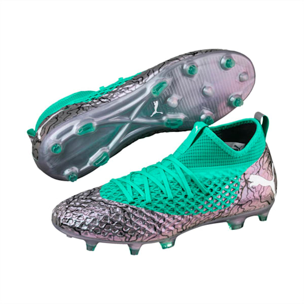 FUTURE 2.2 NETFIT FG/AG  Football Boots, Col Shift-Green-White-Black, extralarge-IND