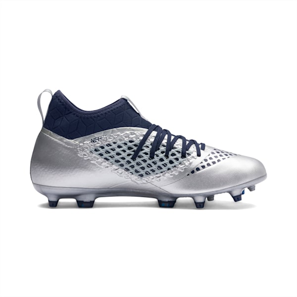 FUTURE 2.3 NETFIT FG/AG  Football Boots, Silver-Peacoat, extralarge-IND