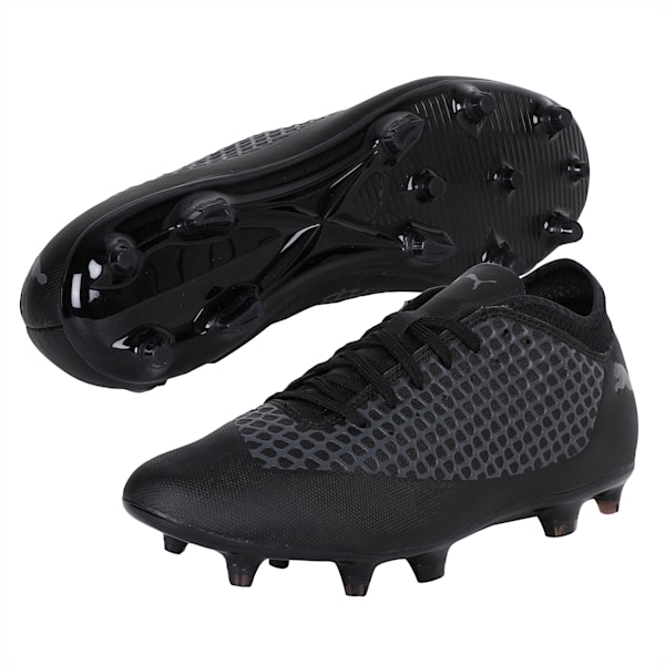 FUTURE 2.4 FG/AG Men's Football Boots, Puma Black-Puma Black-Puma Black, extralarge-IND