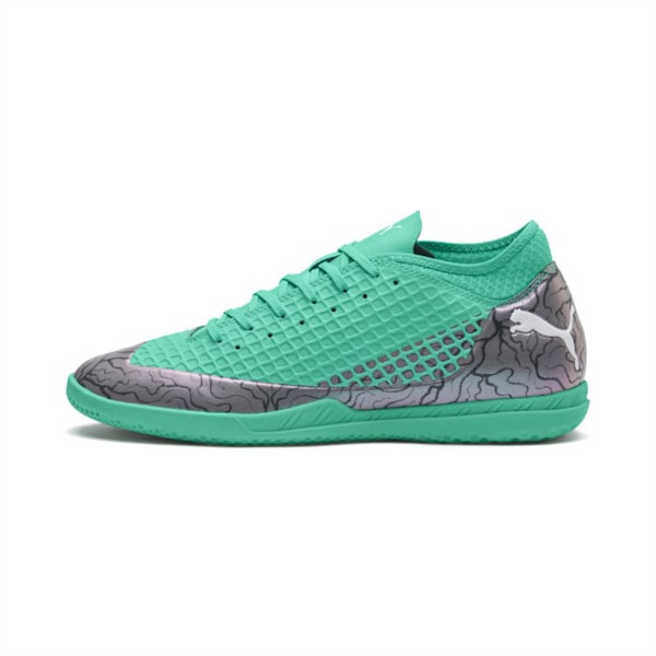 FUTURE 2.4 IT  Indoor Court Shoes, Col Shift-Green-White-Black, extralarge-IND