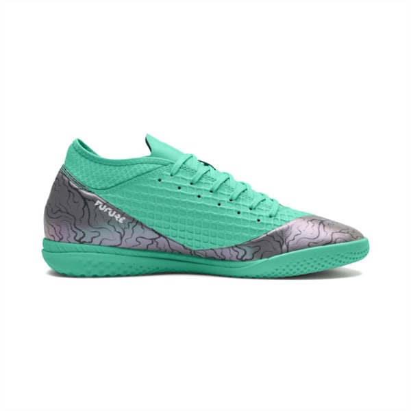 FUTURE 2.4 IT  Indoor Court Shoes, Col Shift-Green-White-Black, extralarge-IND