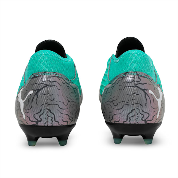 FUTURE 2.4 FG/AG Kids' Football Boots, Col Shift-Green-White-Black, extralarge-IND
