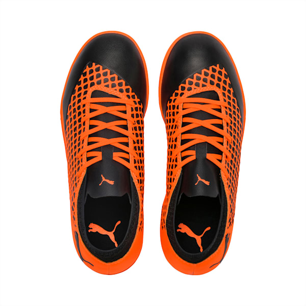 FUTURE 2.4 TT Kids' Football Boots, Black-Orange, extralarge