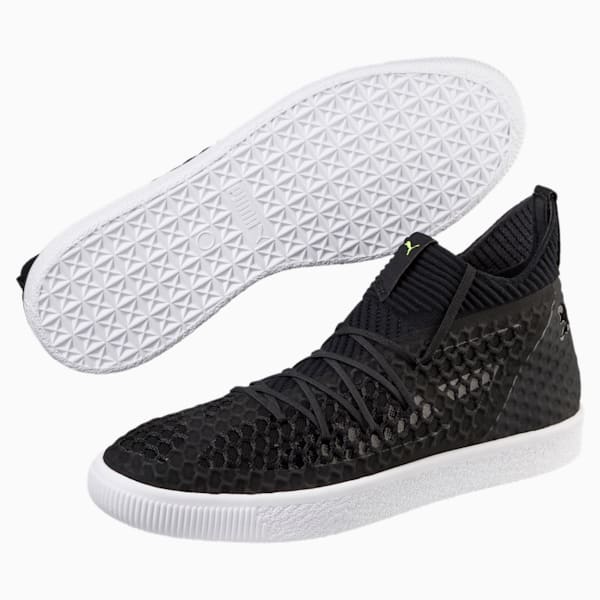 FUTURE 18.1 NETFIT Clyde Men’s Soccer Cleats, Puma Black-Puma Black-Puma White, extralarge