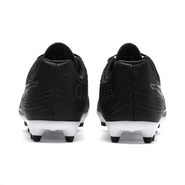 PUMA ONE 19.4 FG/AG Youth Football Boots, Puma Black-Puma Black-White, extralarge-IND