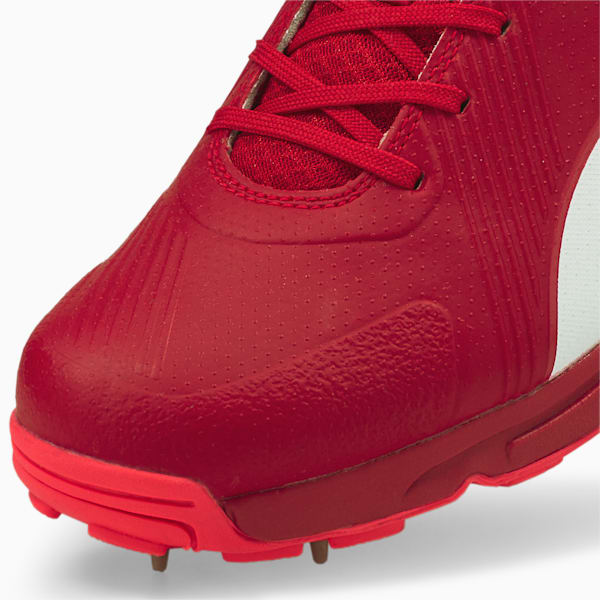 PUMA Spike 19.2  Cricket Boots, Urban Red-Sunblaze-Puma White, extralarge-IND