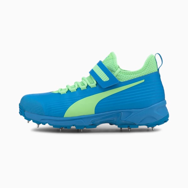 PUMA 19.1 Bowling  Cricket Shoes, Nrgy Blue-Elektro Green, extralarge-IND