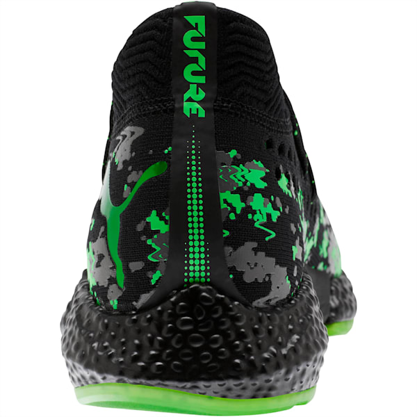 FUTURE Rocket Men’s Running Shoes, Black-Gray-Green Gecko, extralarge