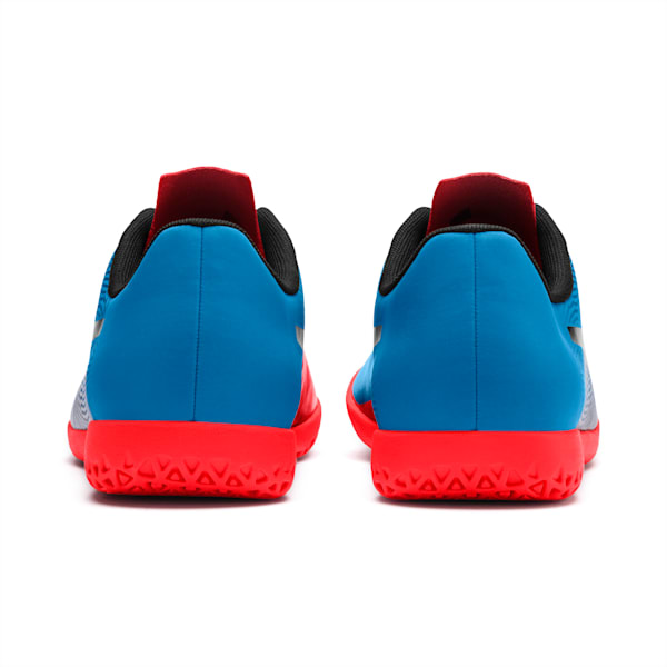 PUMA Spirit II IT Men's Soccer Shoes, Black-Bleu Azur-Red Blast