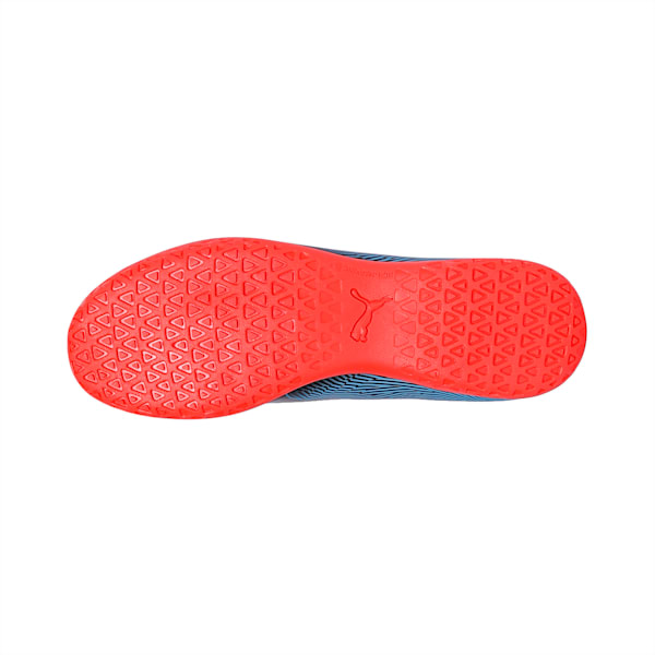 PUMA Spirit II IT Men's Indoor Court Shoes, Puma Black-Bleu Azur-Red Blast, extralarge-IND