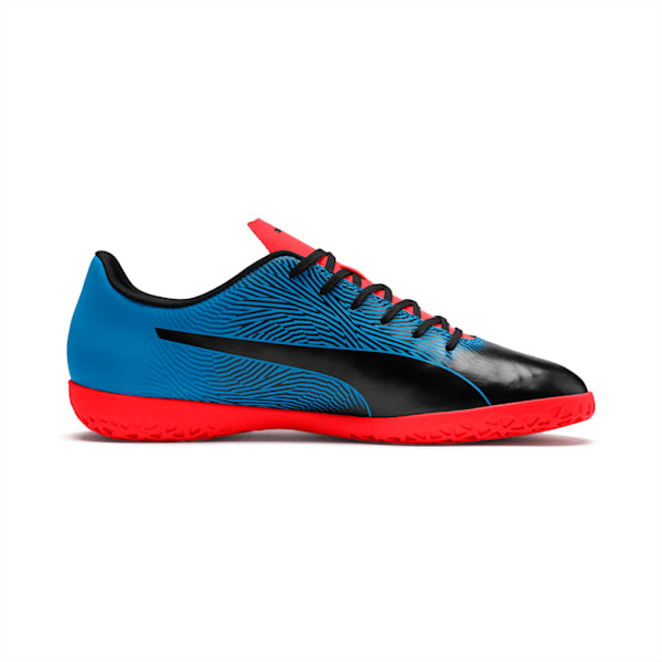 PUMA Spirit II IT Men's Soccer Shoes, Puma Black-Bleu Azur-Red Blast, extralarge