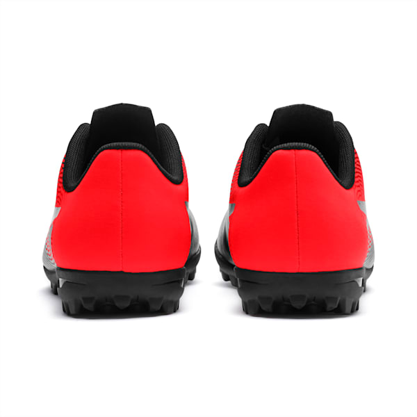 PUMA Spirit II TT Soccer Shoes JR, Puma Black-Red Blast, extralarge