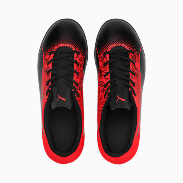 PUMA Spirit II TT Soccer Shoes JR, Puma Black-Red Blast, extralarge