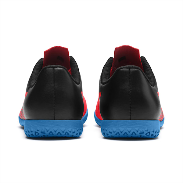 PUMA Spirit II IT Youth Indoor Court Shoes, Red Blast-Black-Bleu Azur, extralarge-IND