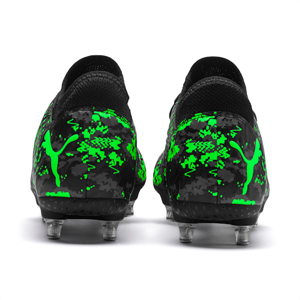 FUTURE 19.4 SG Men's Football Boots, Black-Gray-Green Gecko, extralarge-IND