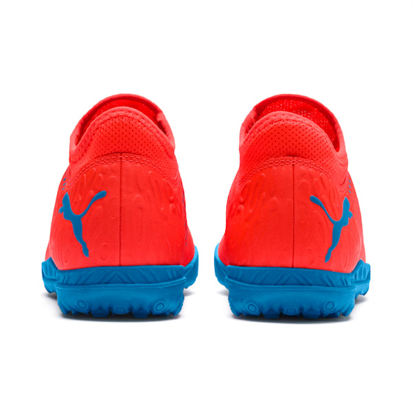 FUTURE 19.4 TT Soccer Shoes JR, Red Blast-Bleu Azur, extralarge