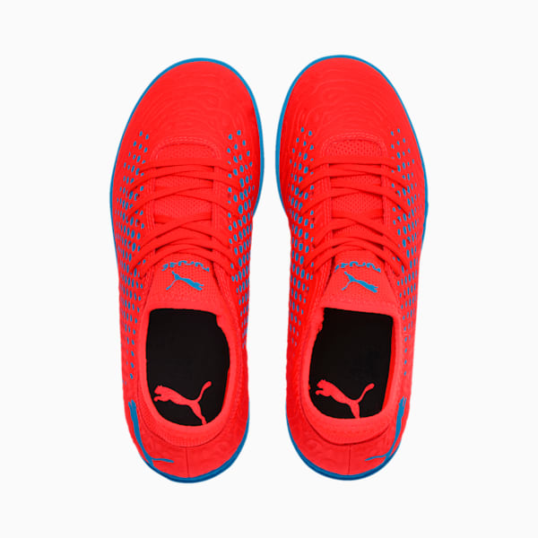 FUTURE 19.4 TT Soccer Shoes JR, Red Blast-Bleu Azur, extralarge