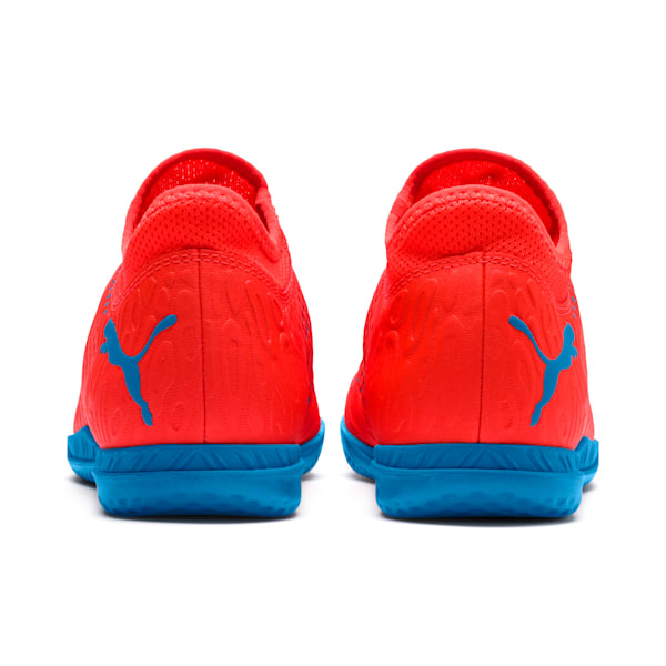 FUTURE 19.4 IT Soccer Shoes JR, Red Blast-Bleu Azur, extralarge