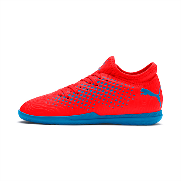 FUTURE 19.4 IT Soccer Shoes JR, Red Blast-Bleu Azur, extralarge