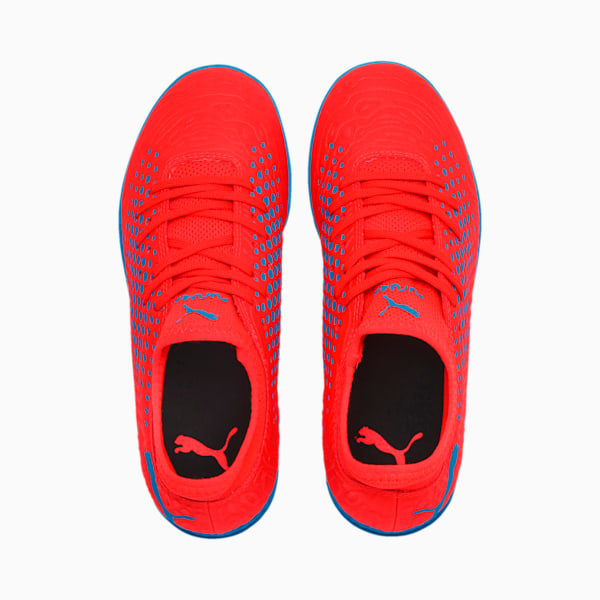 FUTURE 19.4 IT Soccer Shoes JR, Red Blast-Bleu Azur, extralarge