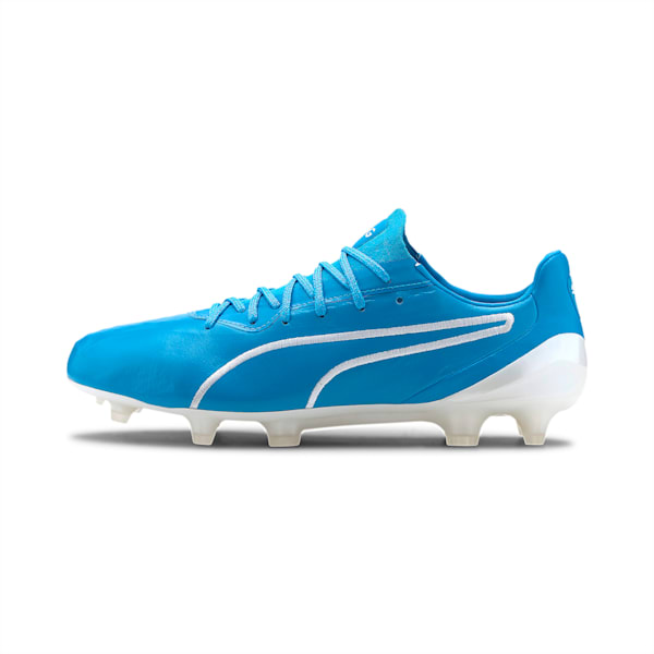 プーマ キング プラチナム FG/AG サッカースパイク, Luminous Blue-Puma White, extralarge-JPN