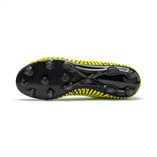 FUTURE 4.2 NETFIT FG/AG Men's Soccer Cleats, Yellow Alert-Puma Black, extralarge