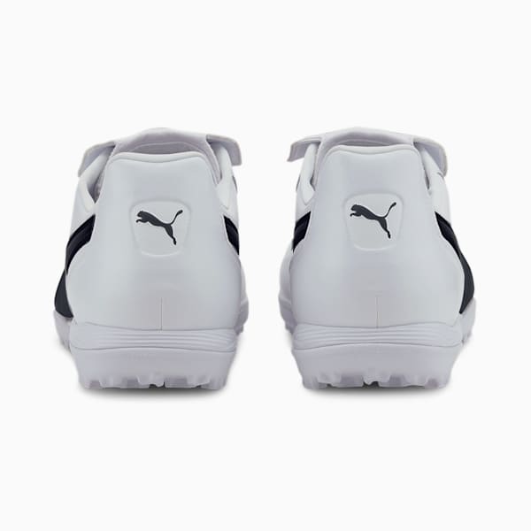 メンズ プーマ キング トップ TT サッカー ターフトレーニング シューズ, Puma White-Puma Black-Puma White, extralarge-JPN