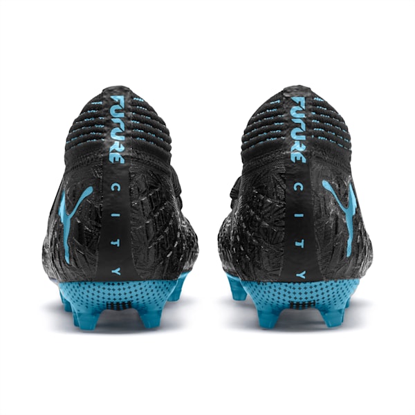 FUTURE 4.1 NETFIT City FG/AG Soccer Cleats JR, Black-Sky Blue-Puma White, extralarge