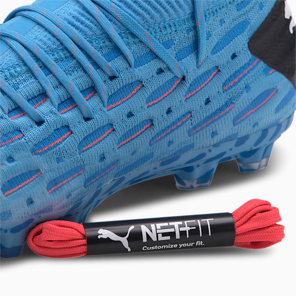 フューチャー 5.1 NETFIT HG サッカースパイク, Luminous Blue-Nrgy Blue-Puma Black-Pink Alert, extralarge-JPN