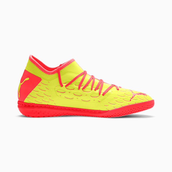 FUTURE 5.3 NETFIT IT Men's Soccer Shoes, Nrgy Peach-Fizzy Yellow, extralarge