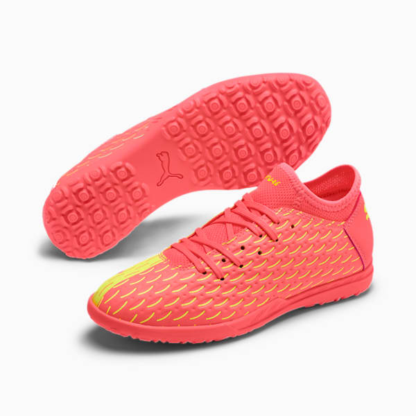 FUTURE 5.4 TT Men's Soccer Shoes, Nrgy Peach-Fizzy Yellow, extralarge