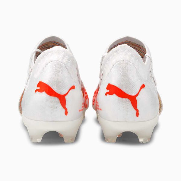 puma boots white and red