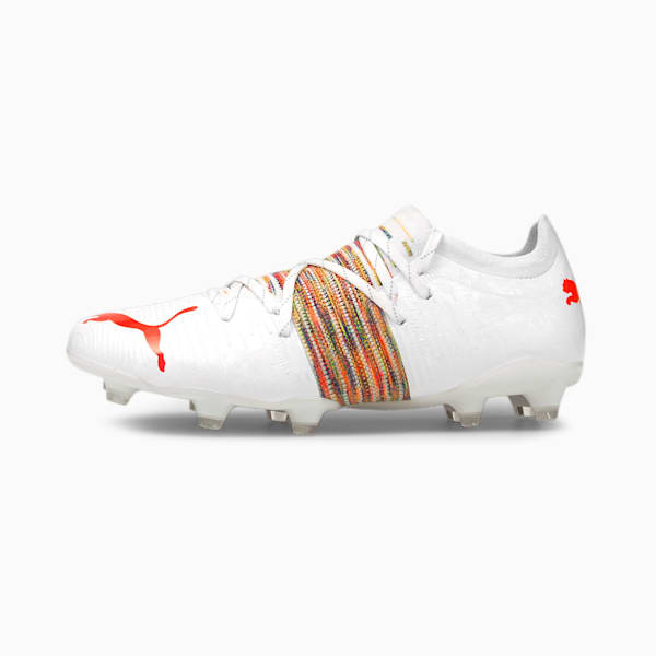 FUTURE 2.1 FG/AG Men's Football Boots, Puma White-Red Blast