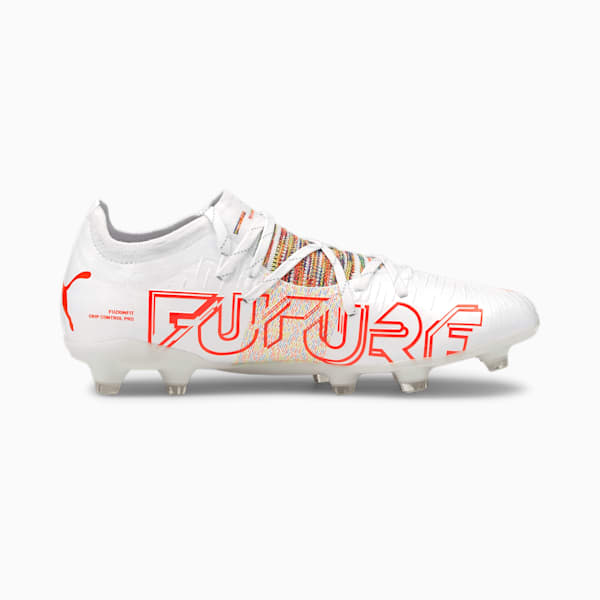 FUTURE 2.1 FG/AG Men's Football Boots, Puma White-Red Blast