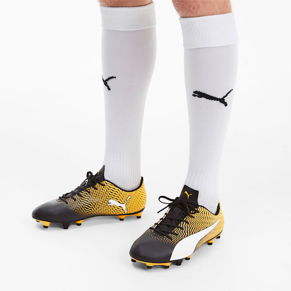 Rapido II FG Boots, Puma Black-YELLOW-White, extralarge-IND