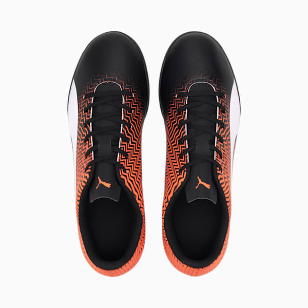 Rapido II TT Men's Soccer Shoes, Shocking Orange-Black-White, extralarge