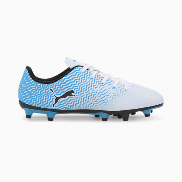 Rapido II FG Soccer Cleats JR, Luminous Blue-Puma White-Puma Black, extralarge