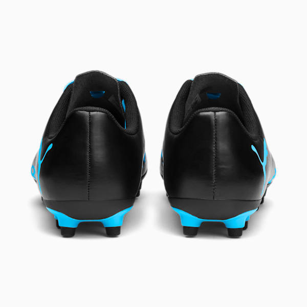 PUMA Spirit III FG Soccer Cleats JR, Luminous Blue-Puma Black