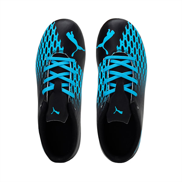 Spir III FG Youth Indoor Sports Shoes, Luminous Blue-Puma Black, extralarge-IND