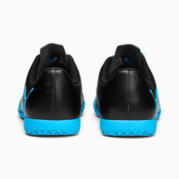 PUMA Spirit III IT Soccer Shoes JR, Luminous Blue-Puma Black, extralarge