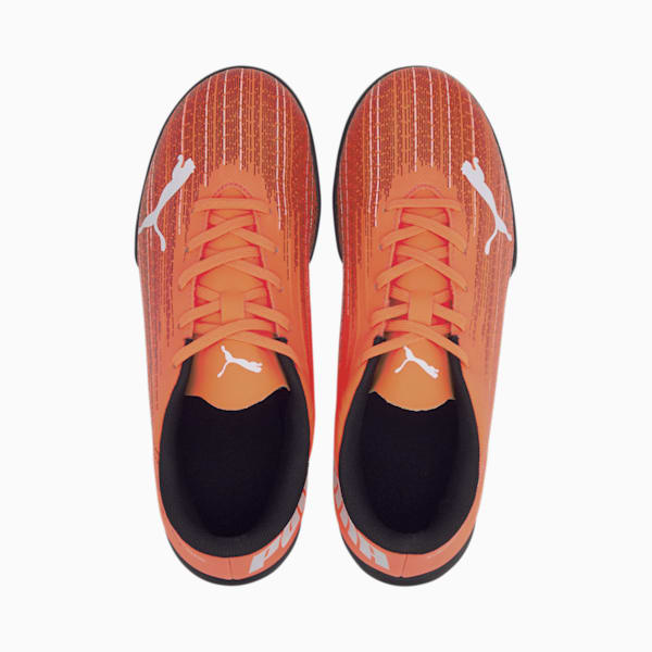 ULTRA 4.1 TT Kid's Football Boots, Shocking Orange-Puma Black, extralarge-IND