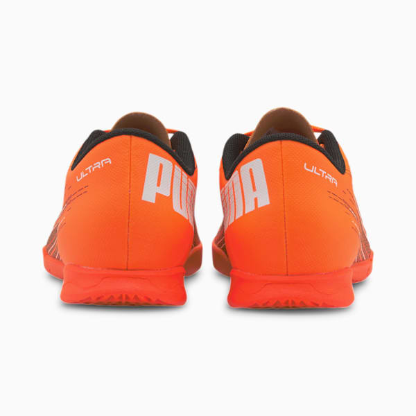 ULTRA 4.1 IT Soccer Shoes JR, Shocking Orange-Puma Black, extralarge