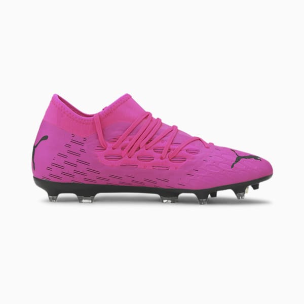 Future 6.3 NETFIT FG/AG Men's Football Boots, Luminous Pink-Puma Black, extralarge-AUS
