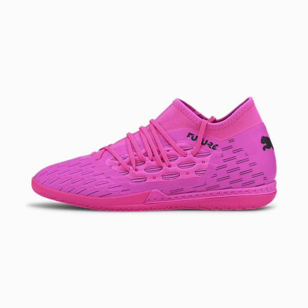 FUTURE 6.3 NETFIT Men's Indoor Court Shoes, Luminous Pink-Puma Black, extralarge-IND